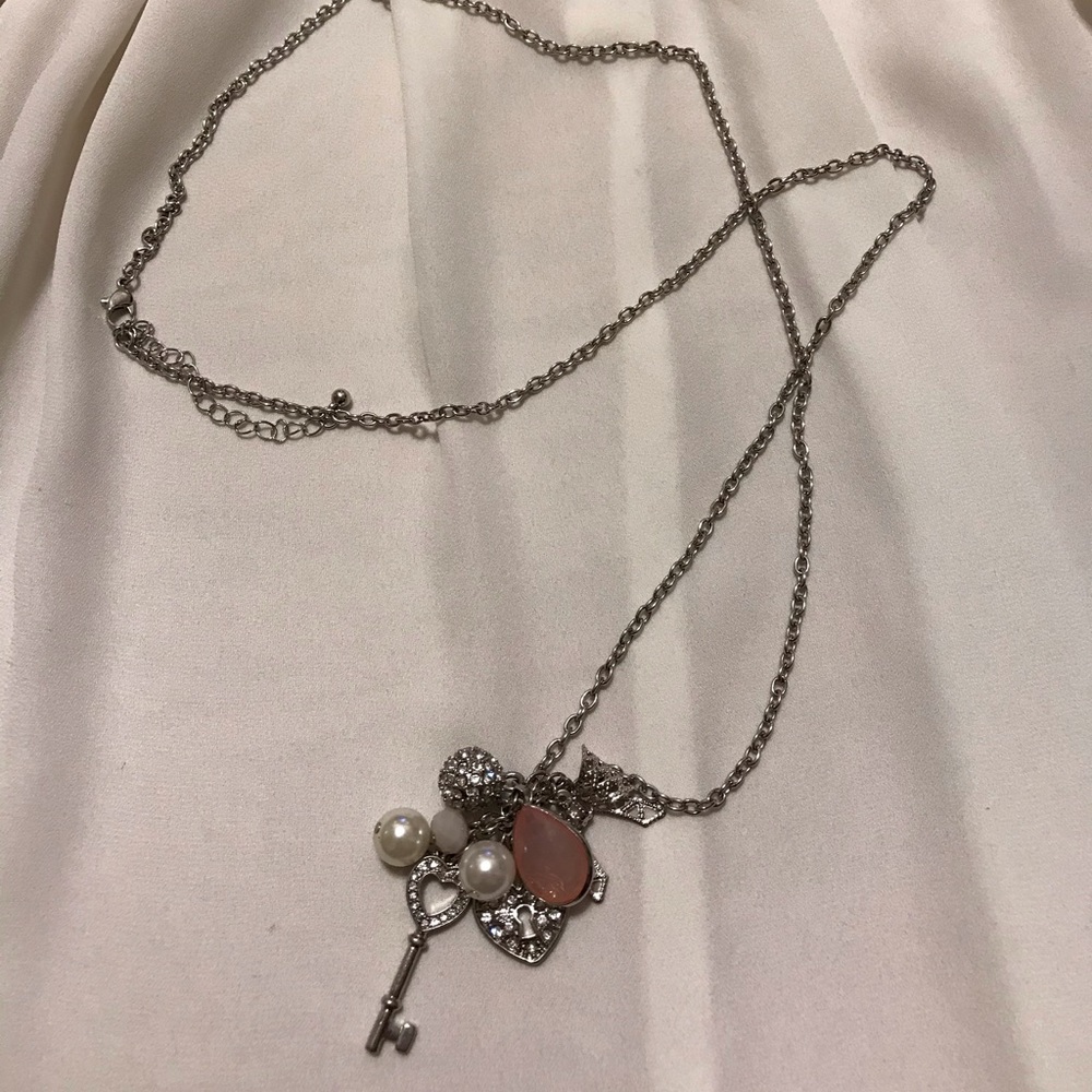 Long Key Pendant Necklace!